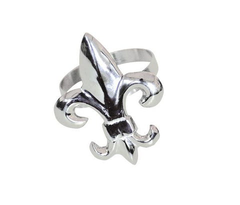 Fleur De Lys Napkin Rings - Planning Pretty