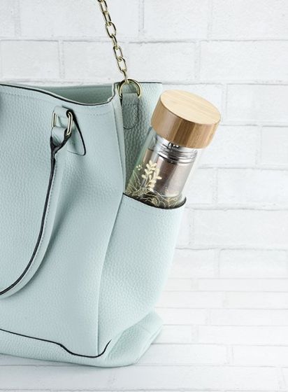 Blair Bouquet Glass Travel Infuser Mug