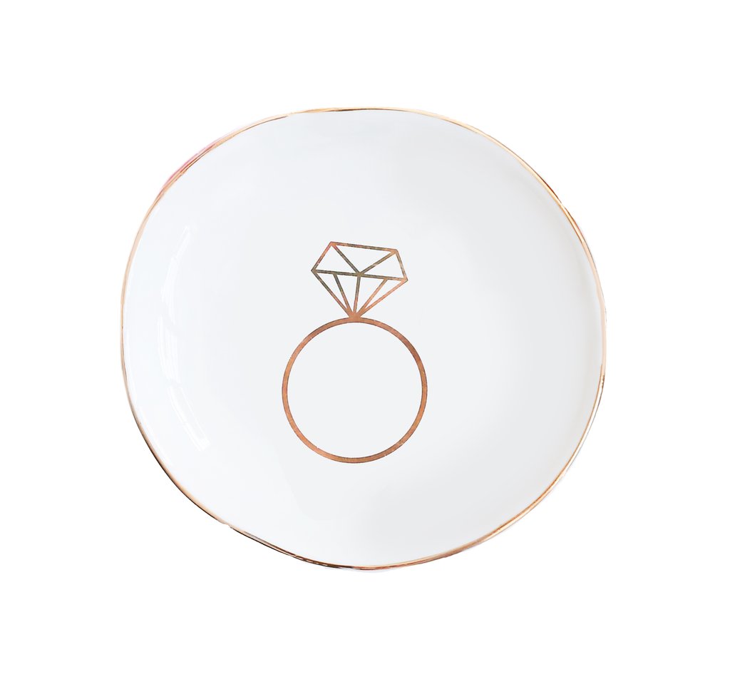 Engagement Ring Jewelry Dish by Sweet Water Decor - Planning Pretty