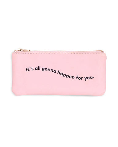Gonna Happen For You Pencil Pouch by ban.do - Planning Pretty