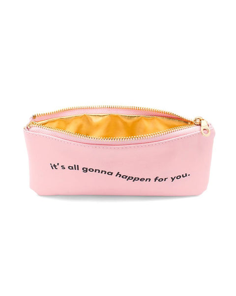 Gonna Happen For You Pencil Pouch by ban.do - Planning Pretty