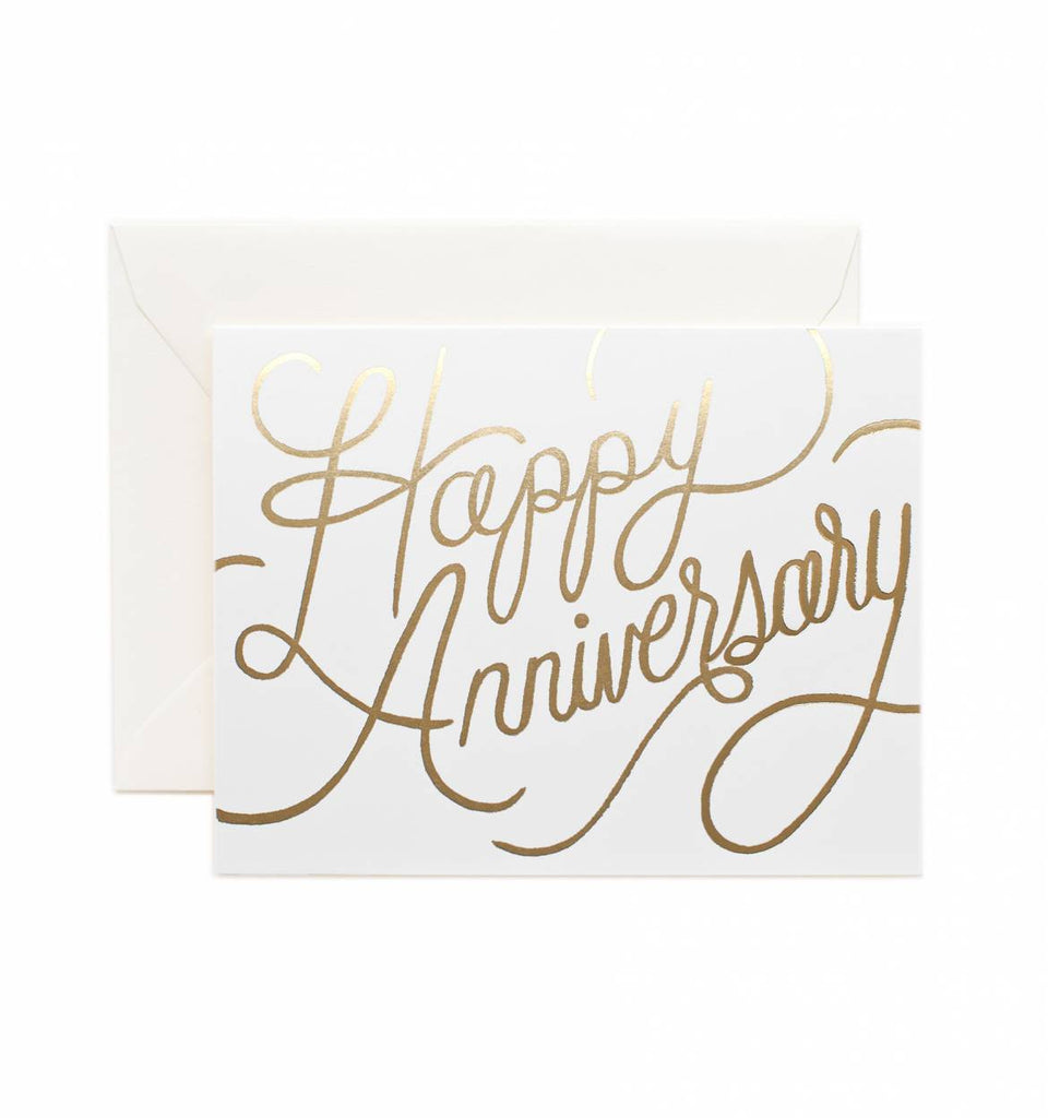 Happy Anniversary Card - Planning Pretty