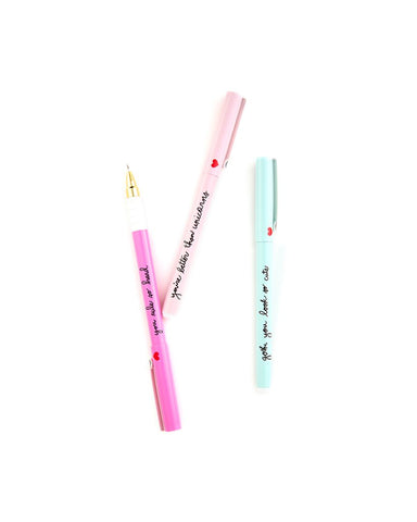 Sweet Talk Assorted Pen Set - Planning Pretty