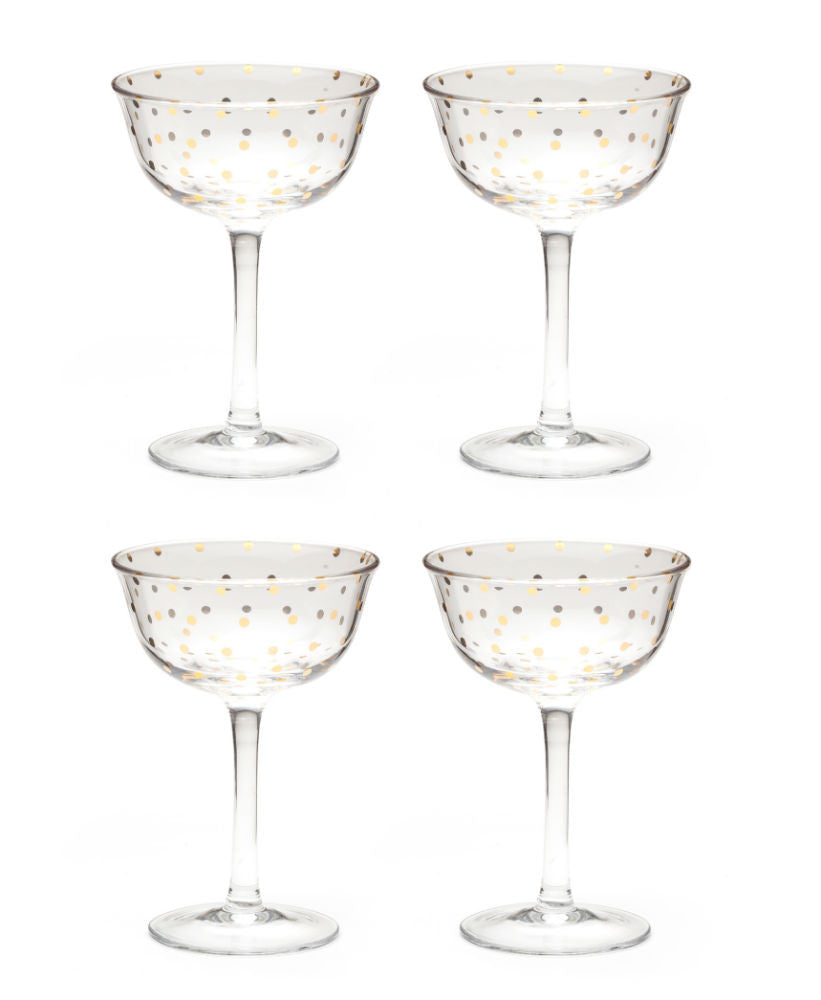 Soiree Glass Fluted Coupe - Planning Pretty