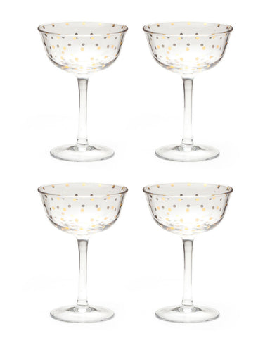 Soiree Glass Fluted Coupe - Planning Pretty