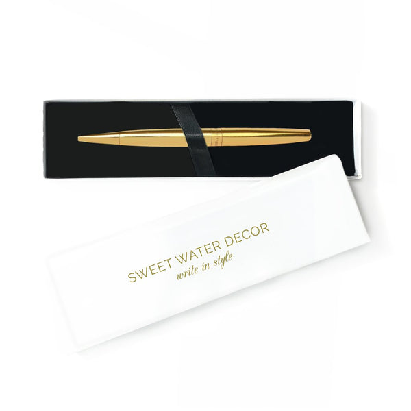 Chic Gold Pen by Sweet Water Decor - Planning Pretty