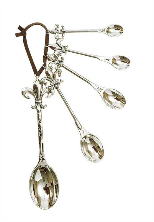 Fleur De Lys Measuring Spoons - Planning Pretty