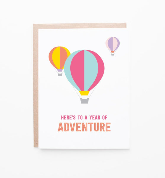 Year of Adventure Birthday Card by Graphic Anthology - Planning Pretty