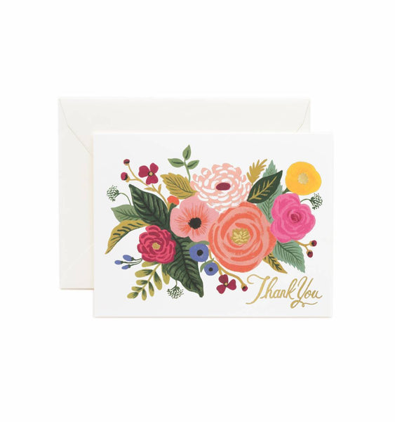 Juliet Rose Thank You Cards Set - Planning Pretty