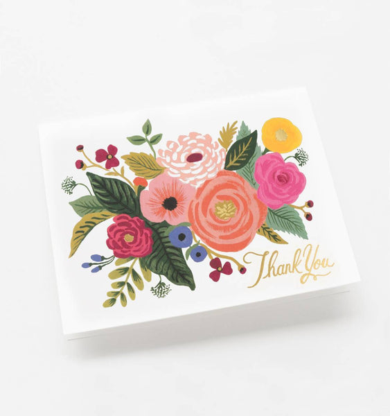 Juliet Rose Thank You Cards Set - Planning Pretty