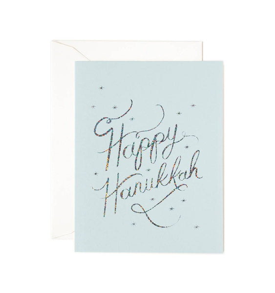 Happy Hanukkah Card - Planning Pretty